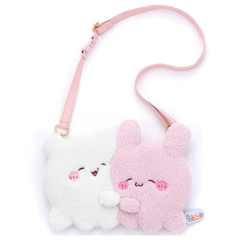 

Loveies Mofratto Stuffed toy pochette for going out Plush width approx. 25cm