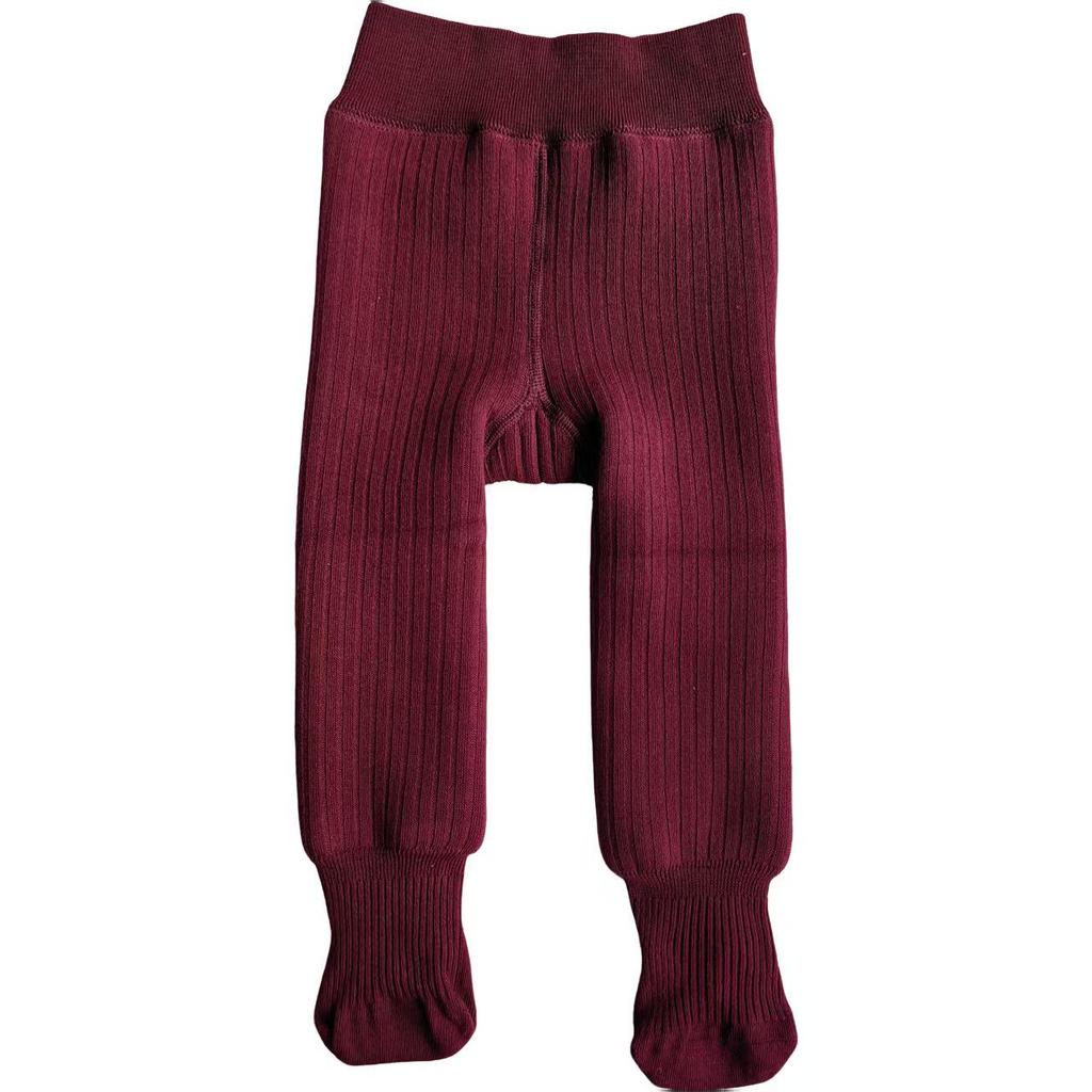 Children's Winter Velvet Base Layer Pants - Thick, Warm Cotton Wool One-Piece for Boys and Girls