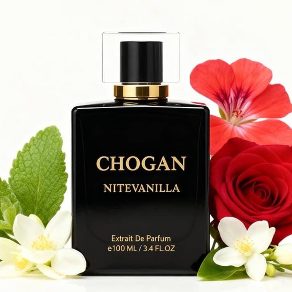 CHOGAN NITEVANILLA Extrait de Parfum – Bold Spicy Citrus Top with Coffee, Jasmine & Almond Heart, Grounded in Creamy Vanilla, Patchouli & Musk 100ML