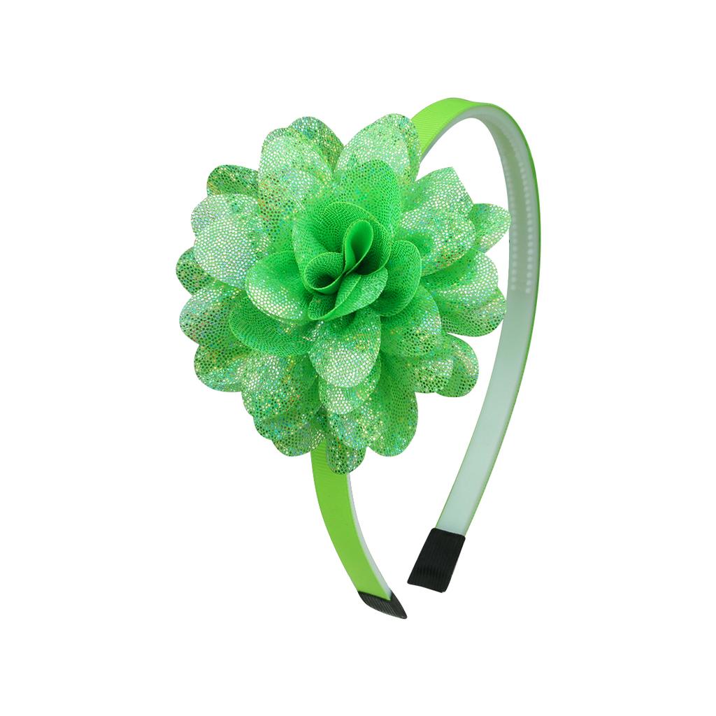 Fashion Laser Flower Hairbands Sweet Women Girls Princess Flower Headbands Headwear Kids Children Hair Accessories Hair Bands