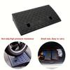 Portable Car Threshold Ramp Plastic Curb Ramp With Textured Surface 13CM Height for Automobile Motorcycle Wheelchair Shockabsorb