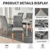 Velvet Chair Slipcovers for Dining Room Stretchy Super Soft Parson Chair Seat Covers Chair Protectors for Party Pet Protection