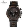 BOBO BIRD Wooden Watch Men's Quartz Wristwatch Military Chronograph Top Fashion Waterproof Clcok Great Gift Box Reloj Hombre
