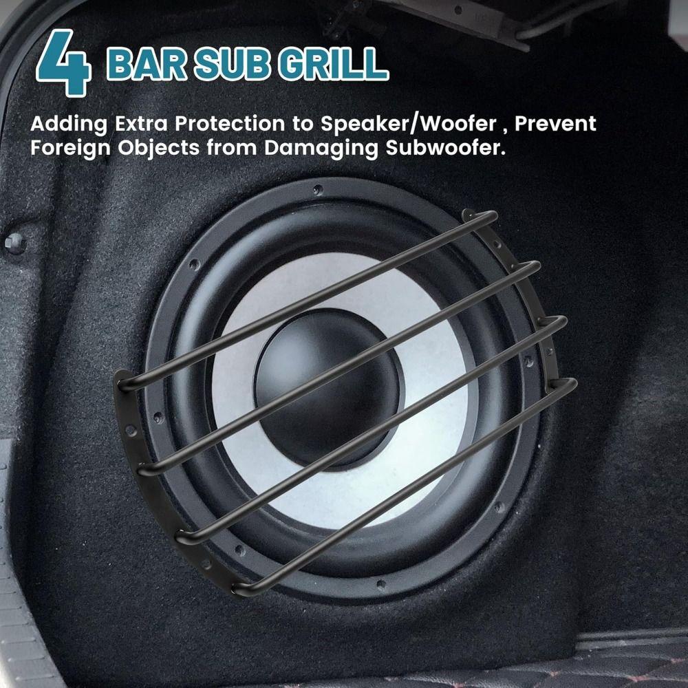 8/10/12 Inch Car Speaker Cover Rounded Edges Audio Speaker Protector  Vehicle Audio