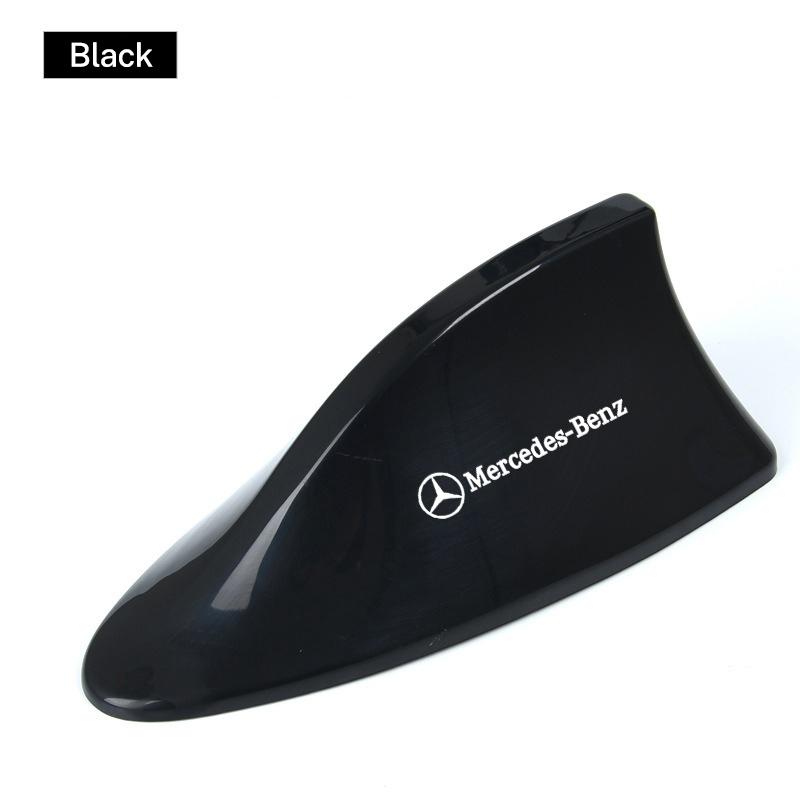 1pc Car Roof Top Mount Shark Fin Antenna Radio Signal Aerial Decoration for Mercedes Benz Smart Fortwo 453 451 Forfour Roadster QN1