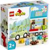 LEGO Duplo Town Trailer House 10986, a toy block gift for toddlers and babies, suitable for boys and girls ages 2 and up.