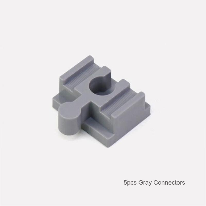 

Аксессуары для деревянных железнодорожных путей. Пластиковые соединители для деревянных железнодорожных путей. Адаптер для деревянных железнодорожных путей. 5 pcs with a lot серый