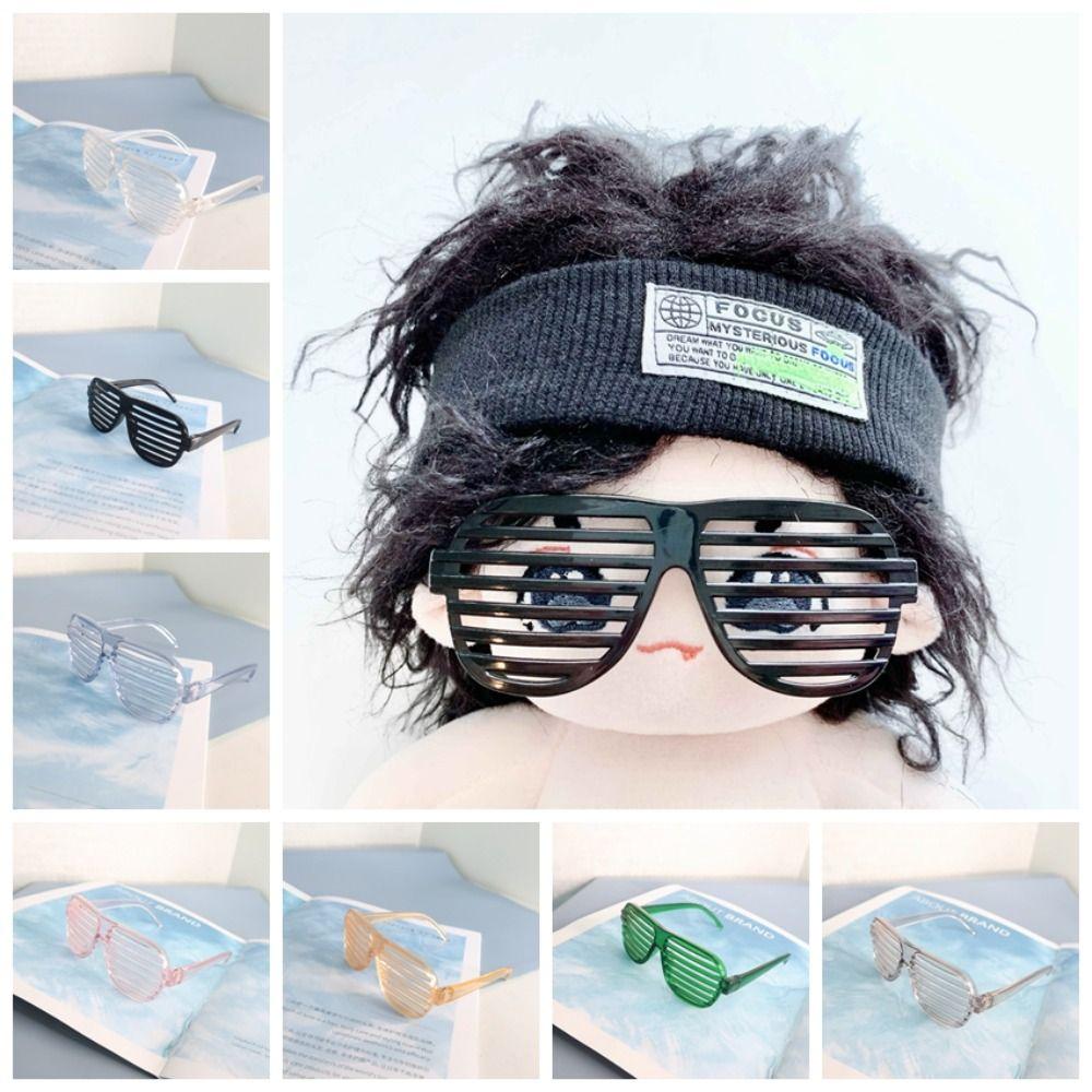 

Plastic Doll Mini Glasses Blind window Doll Eyewear Doll Accessory Doll Eyeglasses Doll Ornament синий