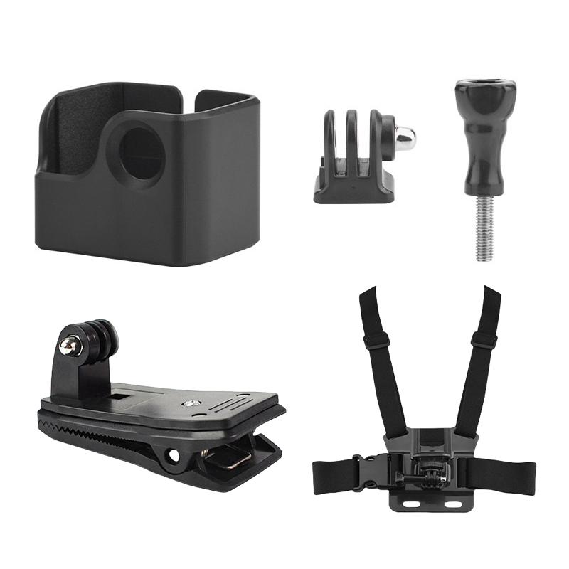 For DJI OSMO Pocket 3 Protective Frame Rabbit Cage Expansion Adapter Frame Chest Strap Backpack Clip For Pocket 3 Gimbal Camera