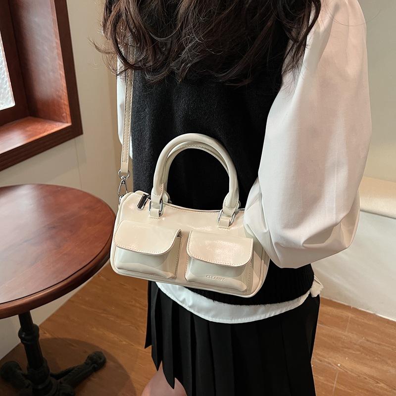 Bags Fashion Versatile Hand Bag 2025 New Portable Bowling Bag High Sense Girl Boston Bag