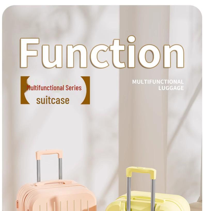 20-calowa walizka kabinowa na kółkach o dużej pojemności, z wytrzymałym zamkiem błyskawicznym, konstrukcją odporną na upadki i zamkiem szyfrowym