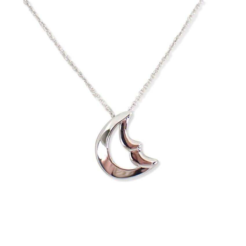 

[Used] TIFFANY 925 Crescent Moon Pendant/Necklace/g516-47