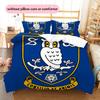 Biancheria da letto con motivo Sheffield Wednesday FC Decorazione per la casa Regalo di compleanno e festa (1 * copripiumino + 2 * federa, senza nucleo)