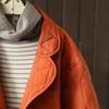 Pocket Solid Women Parkas Winter Orange Straight Warm Thicken Knee-Length Female Outwear Coats Tops