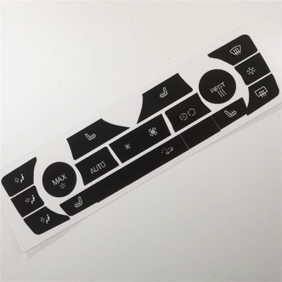 AC Control Button Repair Decal Sticker for 06-11 BMW 325i 328i 335i E90 E91 E92