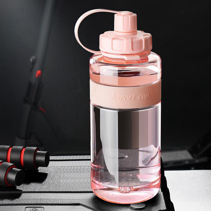Sports Fitness Large Capacity Water Cup Heat-resistant Outdoor Portable Healthy Material Sealed Leak Proof Straw Water Bottles