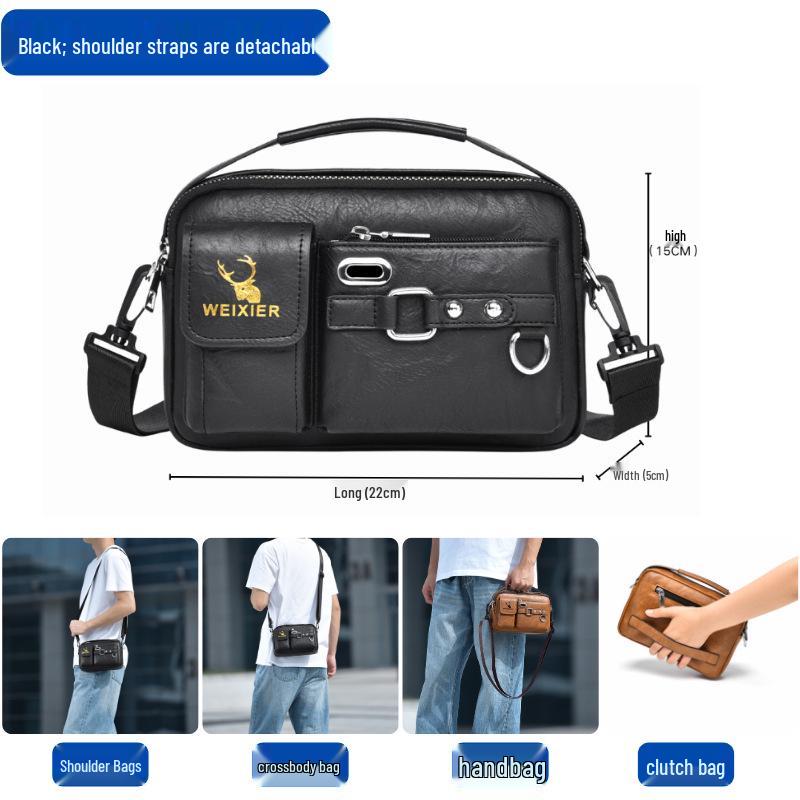 Borsa a tracolla messenger da uomo di alta gamma per il lavoro