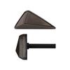2pcs Motorcycle LED Turn Signal Light Universal Triangle Waterproof Indicator Flashing Light Embedded Signal Light