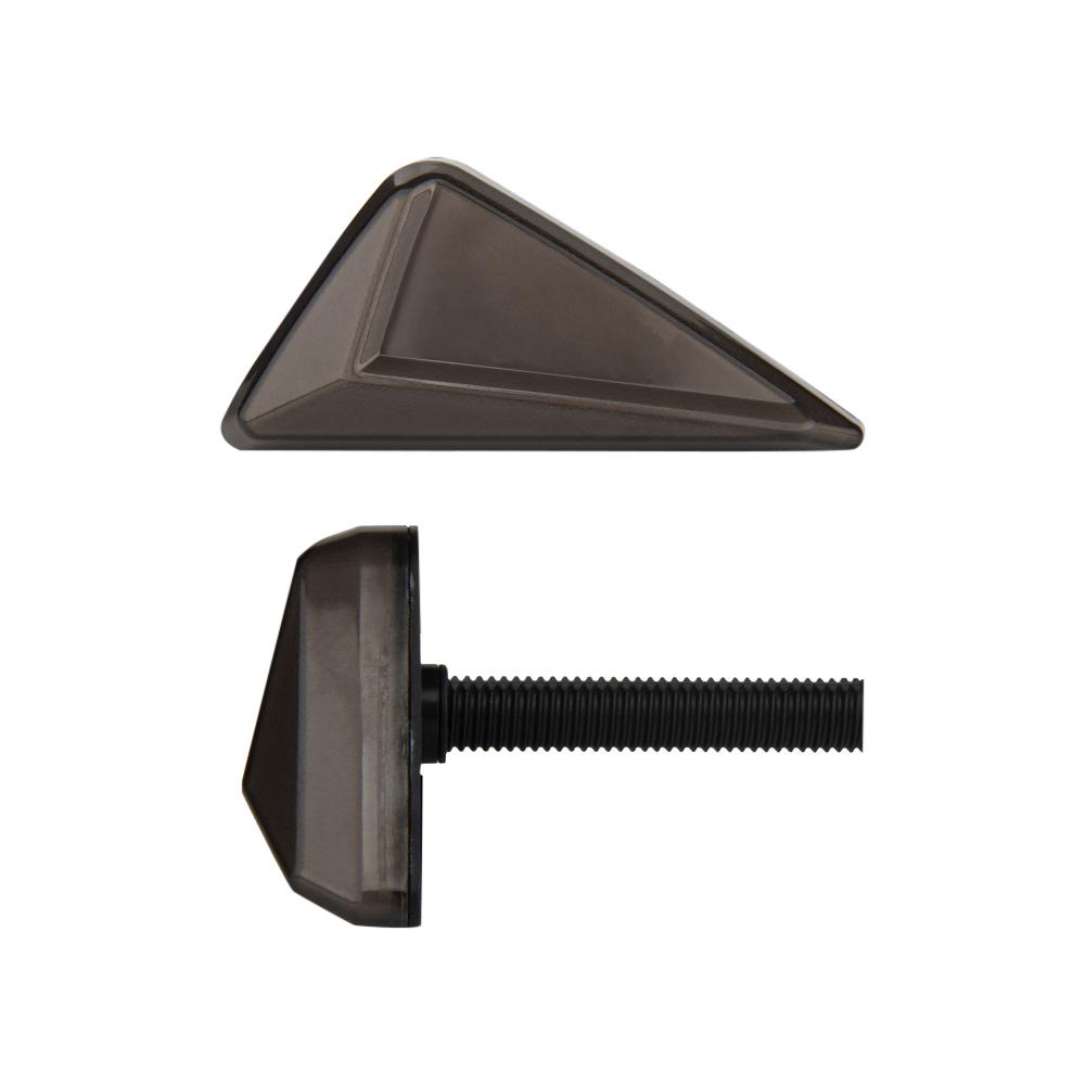 2pcs Motorcycle LED Turn Signal Light Universal Triangle Waterproof Indicator Flashing Light Embedded Signal Light