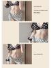 Color-Block Polka Dot Push-Up Bikini Set - Tummy Control Swimwear for Women