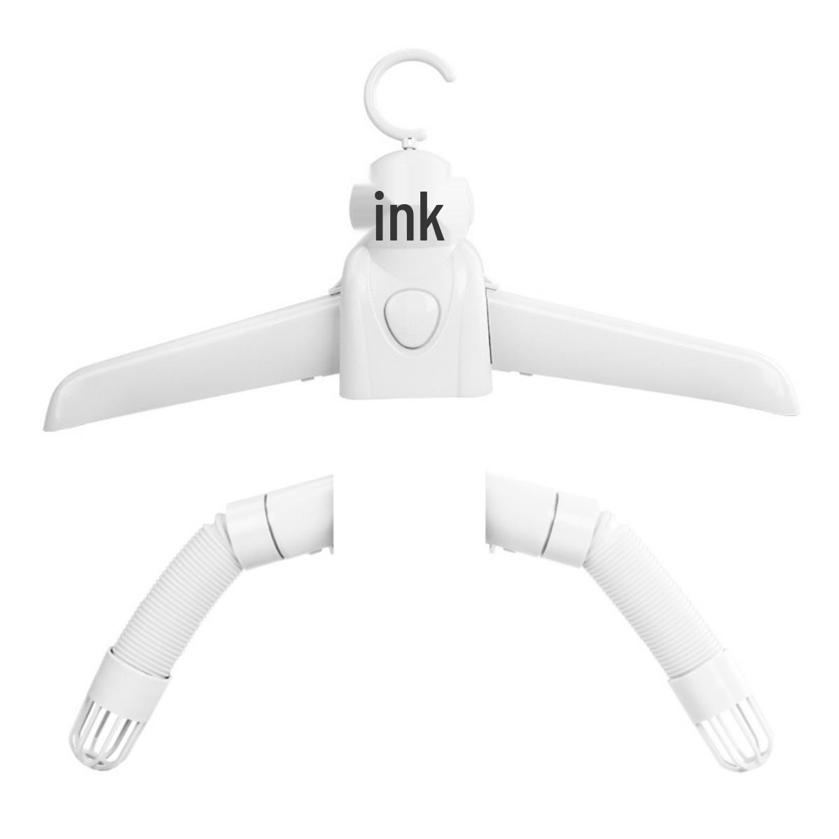 Compact Folding Clothes & Shoe Dryer - Smart Portable Dryer with Warm Air, Perfect for Business Trips & Travel белый