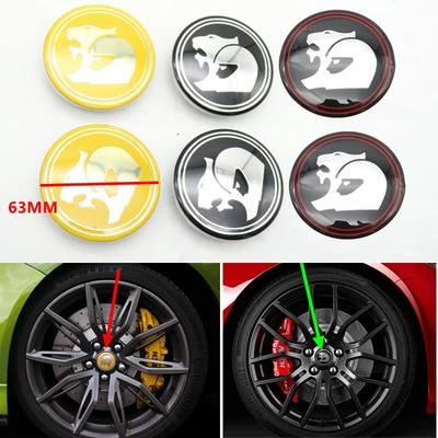4pcs 63MM Car Wheel Center Hub Cap Rim Badge Refit Decoration Cover For HOLDEN HSV Coupe V2-VY VZ VE VF EX GTS Commodore