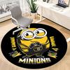 1pc Minions Banana Office Round Area Rug, Bedroom Living Room Home Decor, Room Deco,  Offic A1016145
