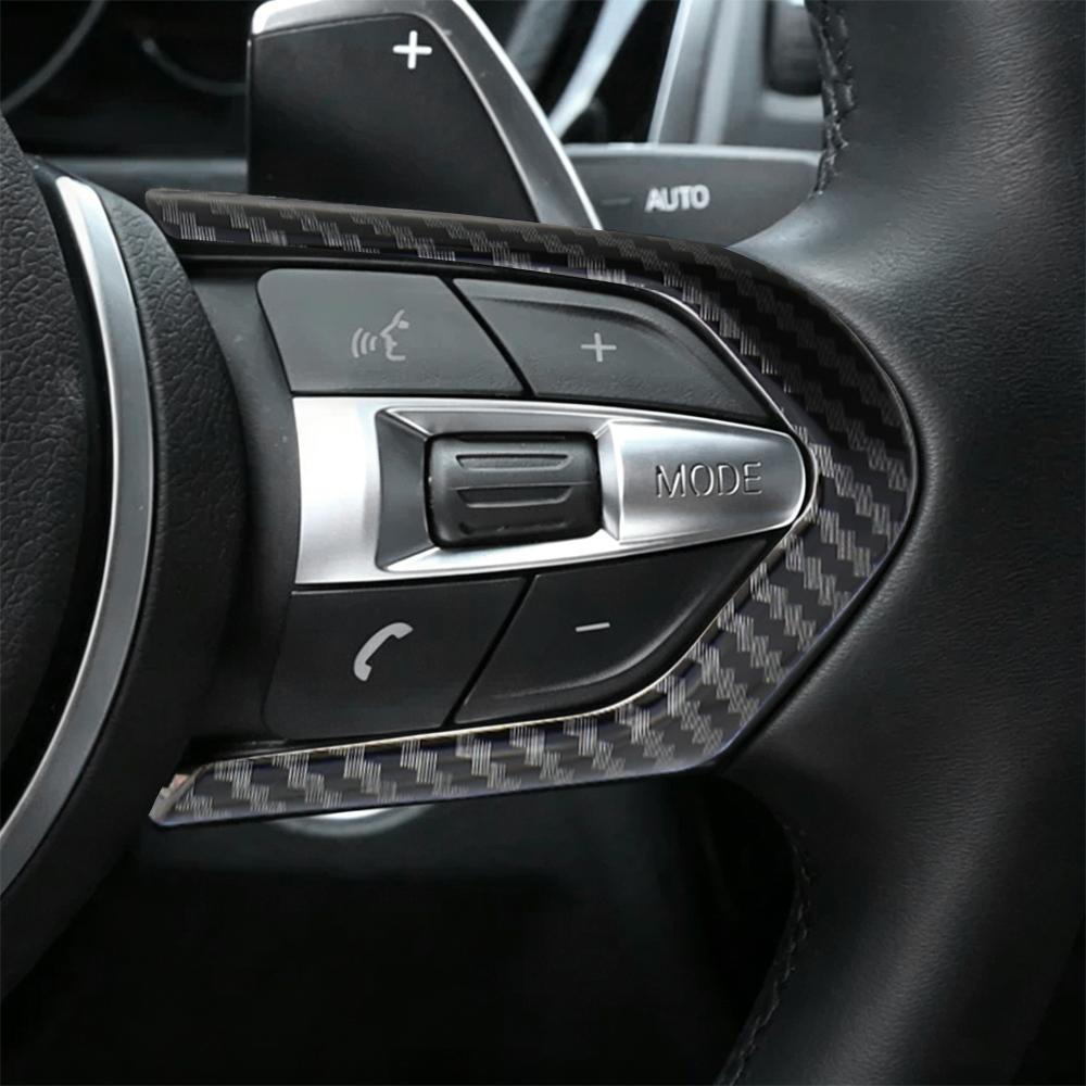 Car Steering Wheel Trim Cover Sticker for BMW F20 F22 F21 F30 F32 F33 F36 F06 F12 F13 X5 F15 X6 F16 M-Sport Car Styling Acc