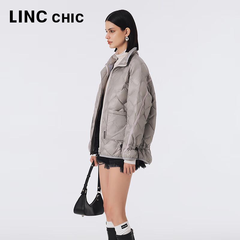 Women's Lightweight Loose Fit Stand Collar Down Jacket