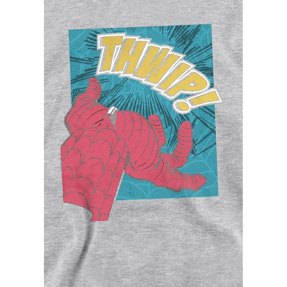 Spider-Man Childrens/Kids Thwip Panel Heather Hoodie