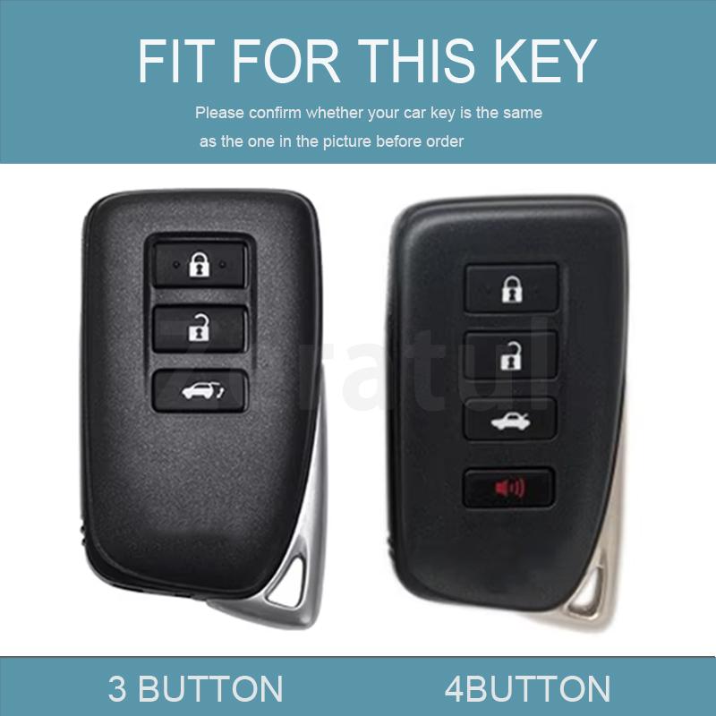 Shell Fob Accessories Car Key Case Cover For Lexus Ls 450H 260H 300H Ux200 Nx Es Ux Us Rc Lx Gx Is Rx 200 250H 350H Keychain