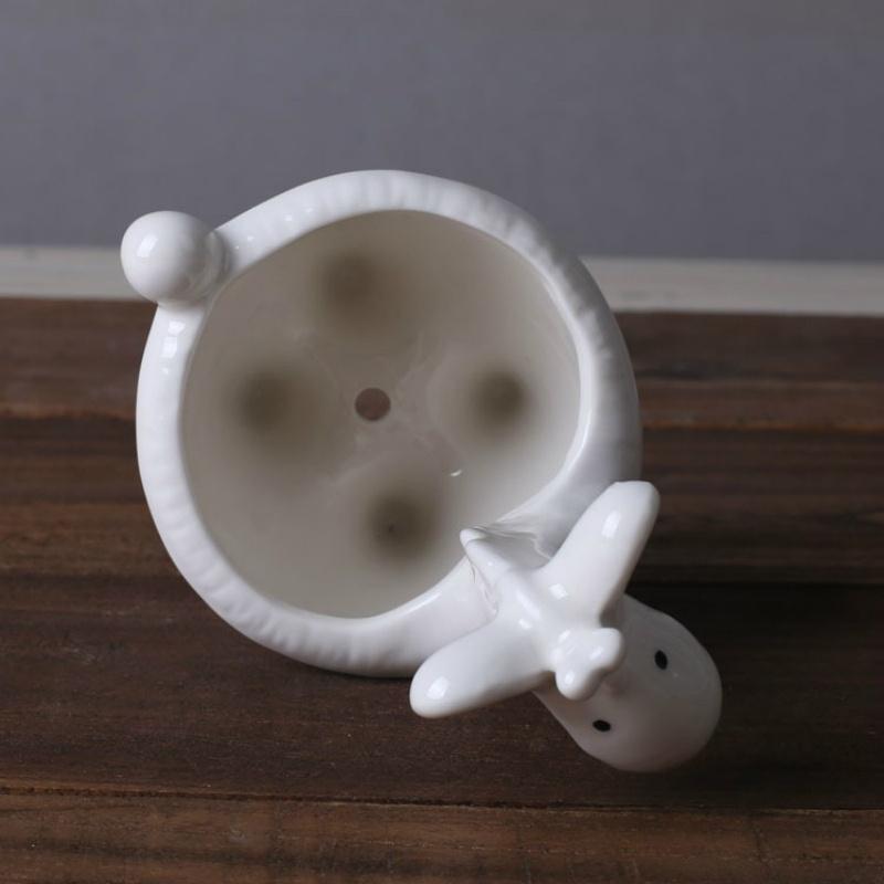 Kawaii Giraffe Blumentopf Sukkulenten Topf Keramik Desktop Topf Übertopf Bonsai Kunst Vase Wohnkultur Büro Dekoration Blumentopf Garten Liefert