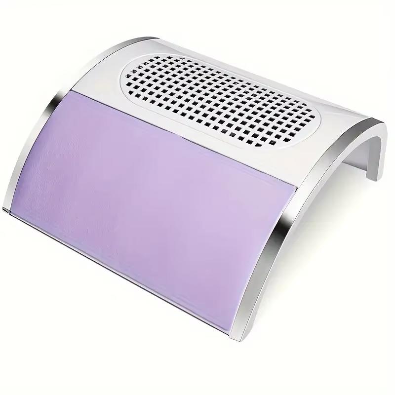 Nail Dust Collector Salon Dust Mat U-Shaped Nail Vacuum Cleaner Plus 2 Dust Bags Low Noise Nail Vacuum Cleaner