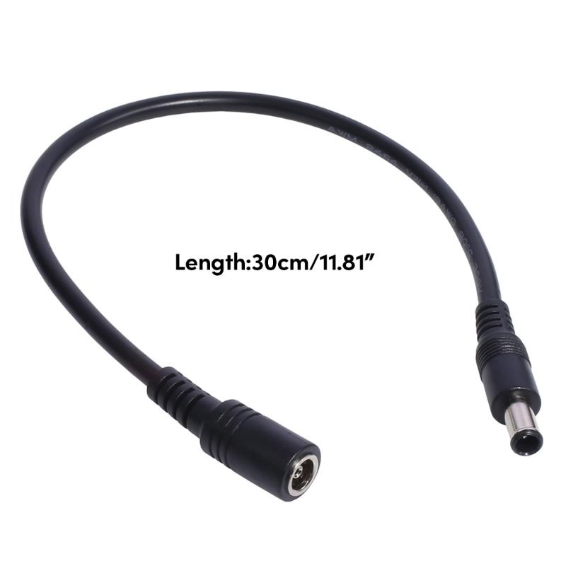 6,5x4,4mm DC-Stecker Stromkabel für Laptop-Adapter-Ladegerät-Leitung beidseitig DC6,5mmx4,4mm Verlängerungskabel