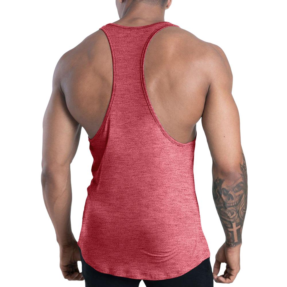 Hızlı Kuruyan Tank Üstleri Erkek Spor Salonu Fitness Vücut Geliştirme Kolsuz Gömlek Erkek Yazlık Rahat Stringer Yelek