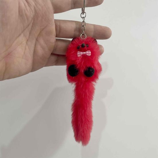 Keychain Pendant Plush Cartoon Bear Charm Key Chain Versatile Key Holder Backpack Car Key Accessories