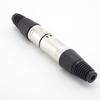 3 Pin 4 pin core XLR power Connector Adapter male female Audio Cable MIC Plug Jack Terminals Microphone Wire