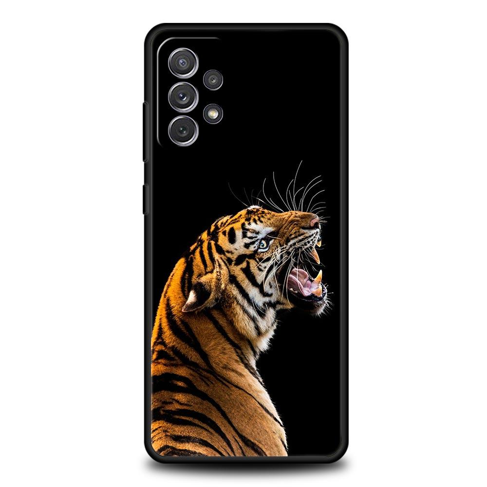Tiger Animal Phone Case For Samsung Galaxy A73 A53 A33 5G A13 4G A03 A23 A21s A03s A11 A31 A41 A51 A52 A71 M21 M22 M31 A01 Cover