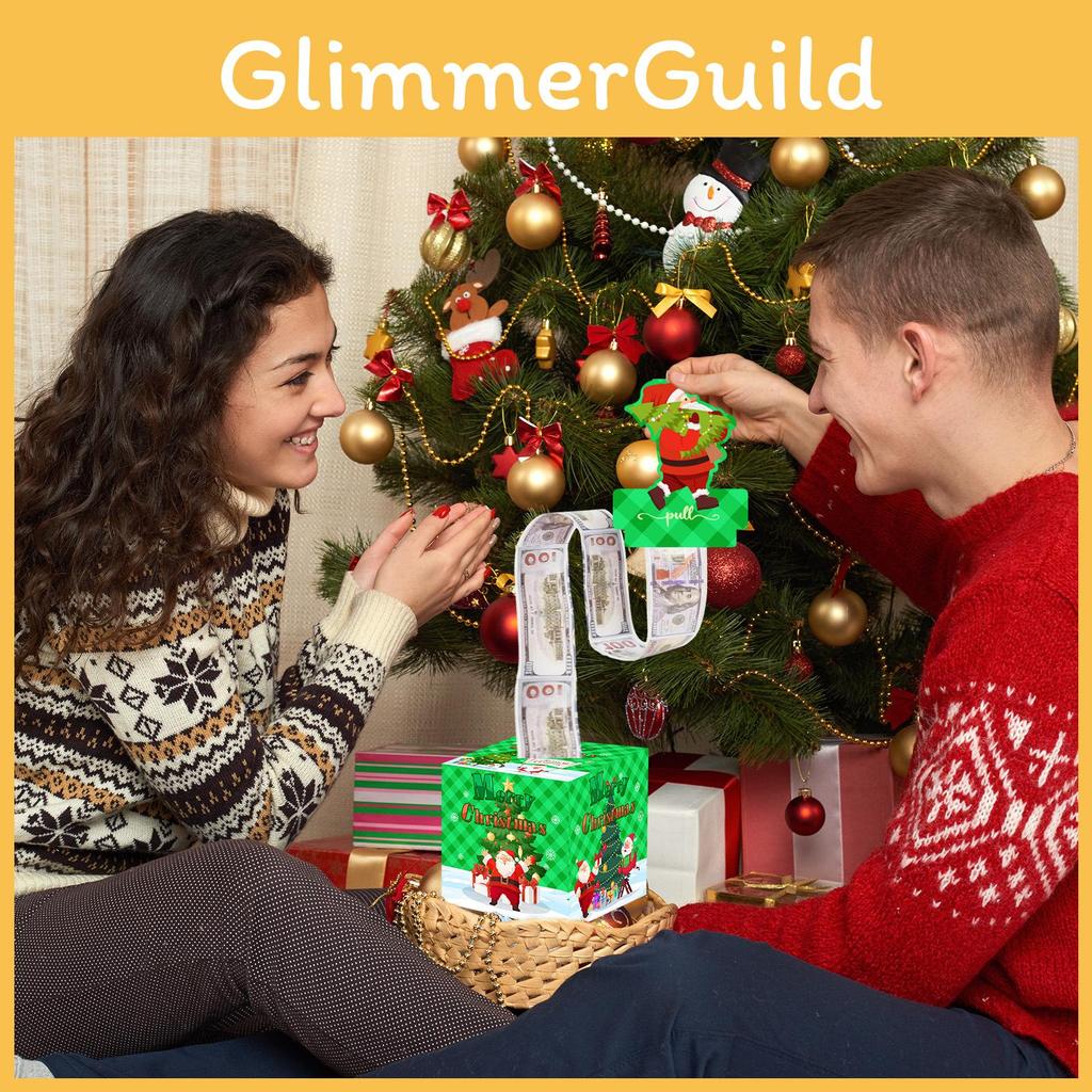 Christmas Holiday Party Gift Box With Paper Material And Tree Design For Family Or Friend Gifts