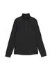 Icebreaker Long Sleeve Cut and Sew Long Merino 200 Oasis LS Half XL Men's T-Shirt, M, Zip, Black,
