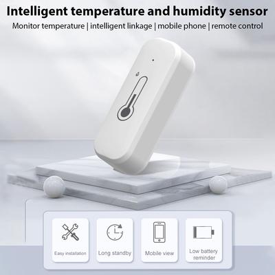 Czujnik Temperatury i Wilgotności WiFi Sterowanie Aplikacją Tuya Przypomnienie na Telefon Komórkowy Udostępnianie Urządzenia Aplikacja Inteligentne Sterowanie Przypomnienie na Telefon Komórkowy