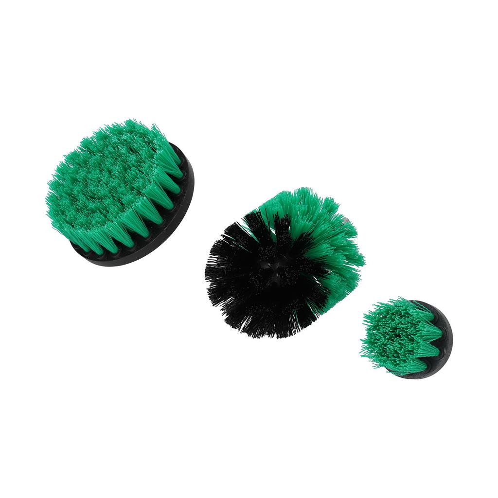 3PCS Drill Brush Power Scrubber Set Cleaning Brushes for Home Furniture Carpets Kitchen