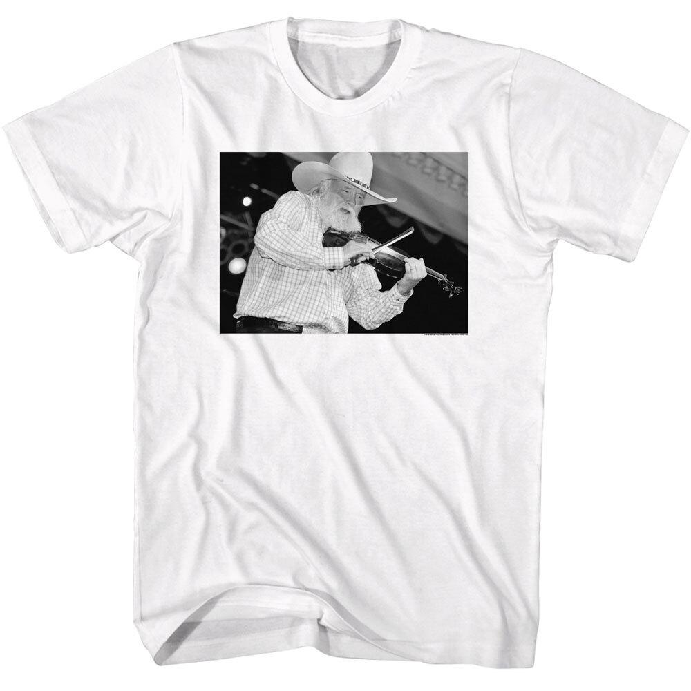 Charlie Daniels Band Live On Stage Rocking The Fiddle Cowboy Hat Men T Shirt XXXL