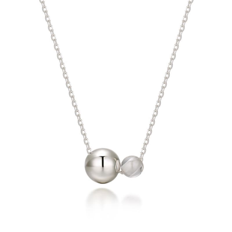 PAIGEFLYNN JEWELRY [925 Silver] Bubble Dew Dou Necklace