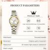 OLEVS 5563 New Fashion Women Quartz Watch Waterproof Classic Luxury Brand Lady Watch Stainless Steel Strap Watches