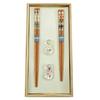 Yamaka Shoten Moomin Chopsticks Pair Set In Wooden 21cm X 23cm Moomin Nordic Day Wedding Made In Japan "Herbarium" Box, Approx. Long, Merchandise,