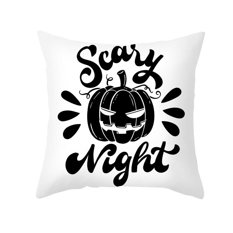 Halloween Cartoon Anime Pumpkin Head Ghost Pillow Cushion Bedside Cushion Removable and Washable Pillow
