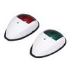 2 Pcs LED Boat Navigation Light Green   Red Port 1NM Visibility IP66 Waterproof LED Boat Bow Lights  1224V