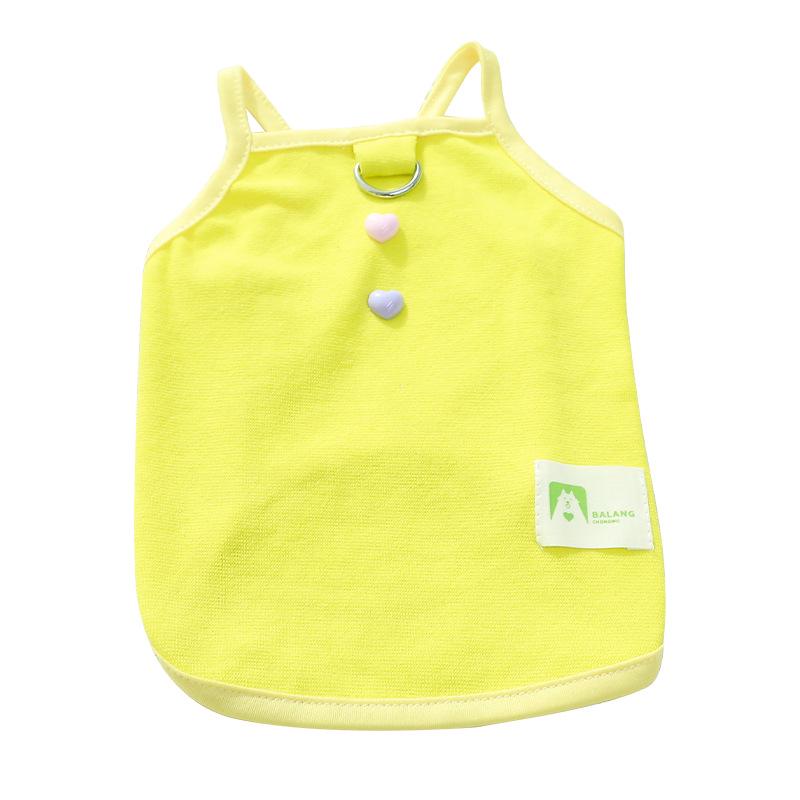 Dog & Cat Thin Summer Clothes - Breathable Vest for Small Breeds like Teddy, Bichon, Pomeranian
