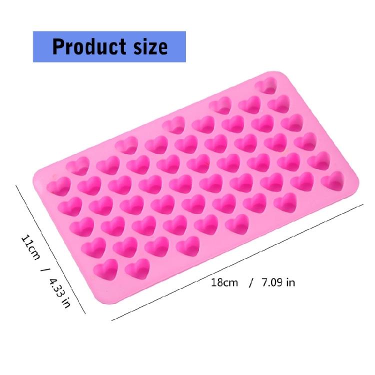 Chocolate, Ice, And Candle Making Molds Heart Silicone Baking Molds For Sweet Treat Chocolate Fudges Jellys Crafts